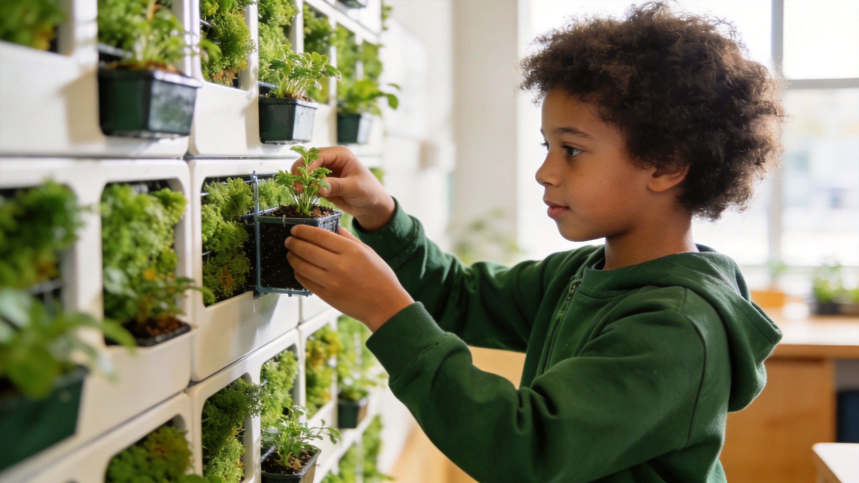 Young Minds Cultivate Tomorrow: How Huaying Foreign Language School Turns Walls into Living Canvases with MiniJungle®