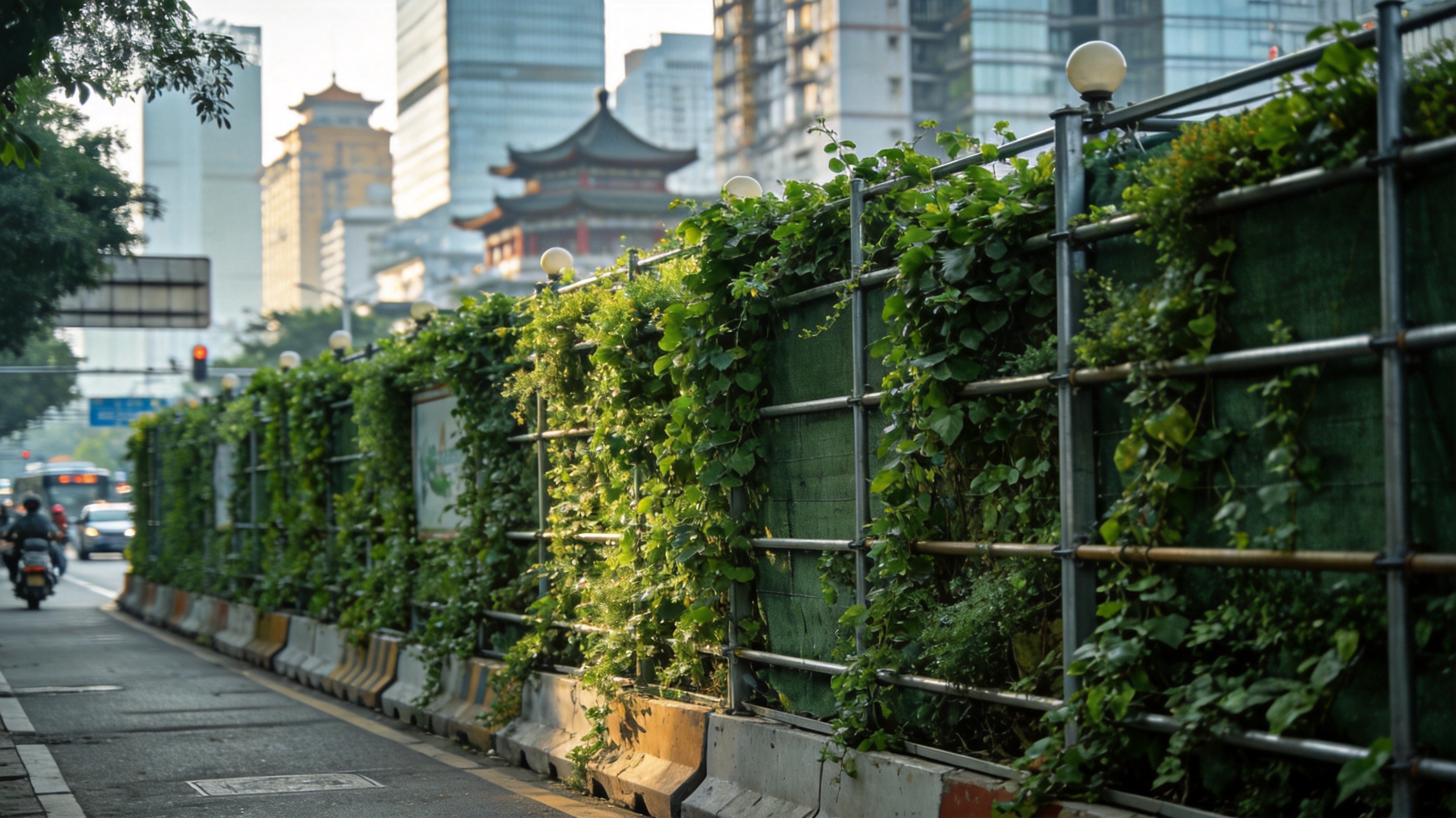 Long-Lasting Hoarding Greening: A Case Study from Guangzhou Liwan District